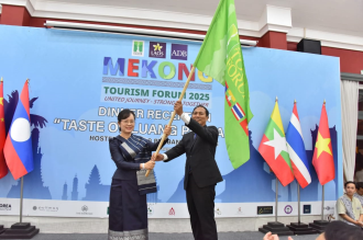 Flag Handover Marks Myanmar as Host of 2026 Mekong Tourism Forum